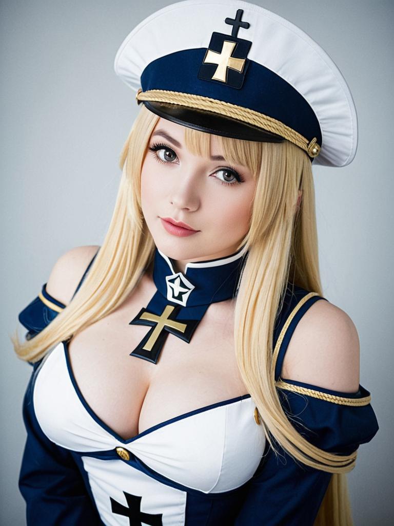 Admiral Hipper Azur Lane Cosplay Portrait Realistic