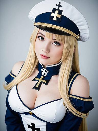 Admiral Hipper Azur Lane Cosplay Portrait Realistic