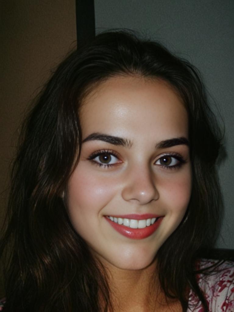 Radiant Young Woman Portrait with Natural Makeup