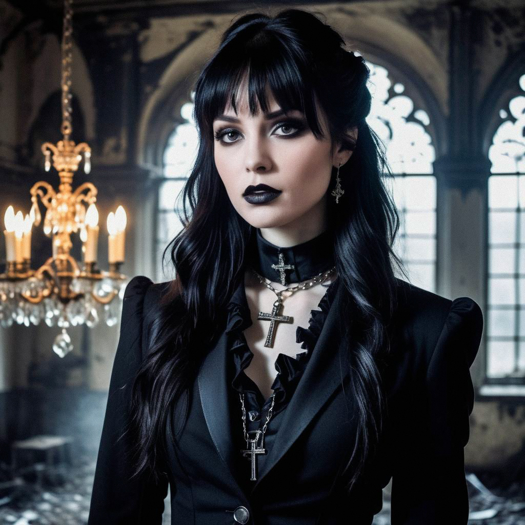 Mysterious Woman in Opulent Decay Mysterious Woman in Opulent Decay