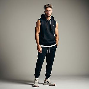 Fit Young Man in Modern Athleisure Wear