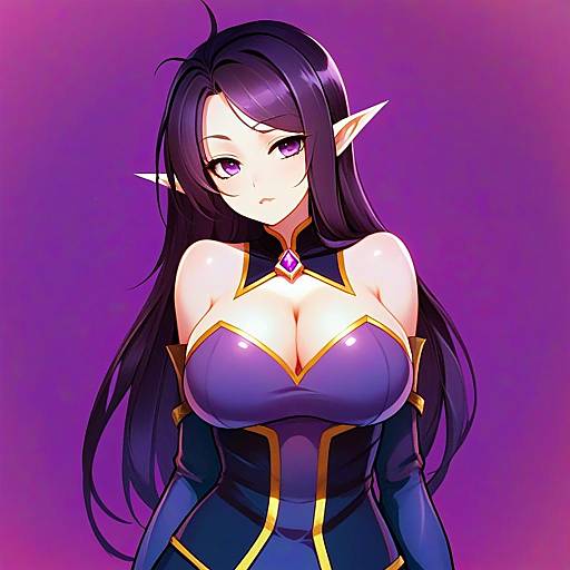 Morgana League of Legends Anime Style Digital Art