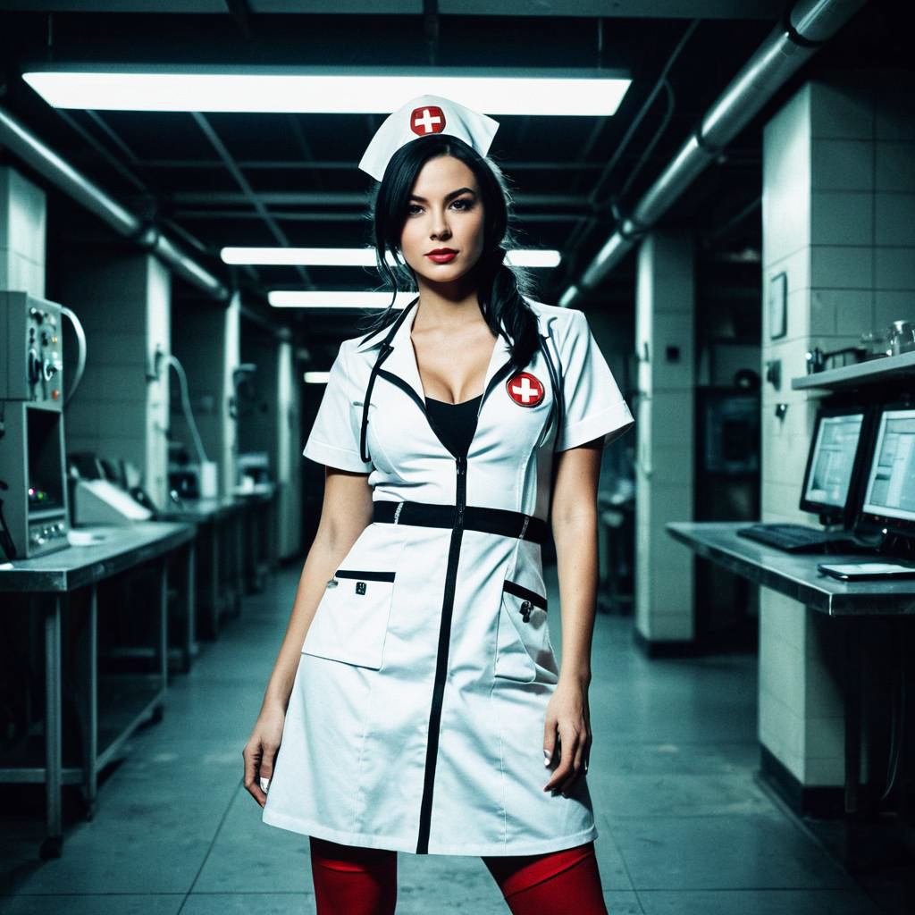 Confident Nurse in High-Tech Setting