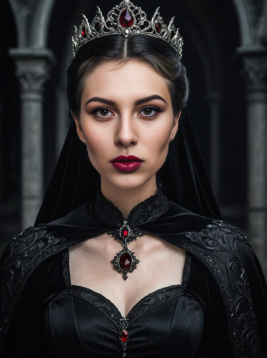 Elegant Dracula Costume Woman