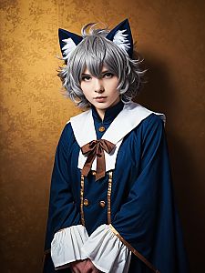 Realistic Neferpitou Cosplay by Man in Detailed Costume