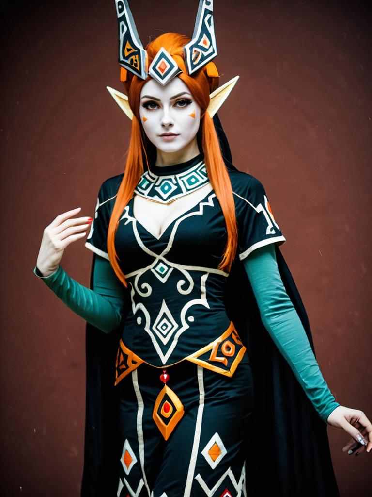 Realistic Midna Cosplay Woman Costume from The Legend of Zelda