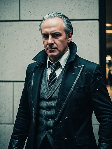 Man in Anya Forger Cosplay with Cinematic Realism and Humorous Style