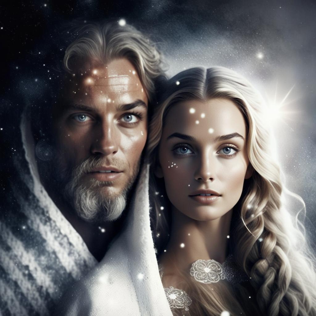 Celestial Portrait of Man and Woman Celestial Portrait of Man and Woman