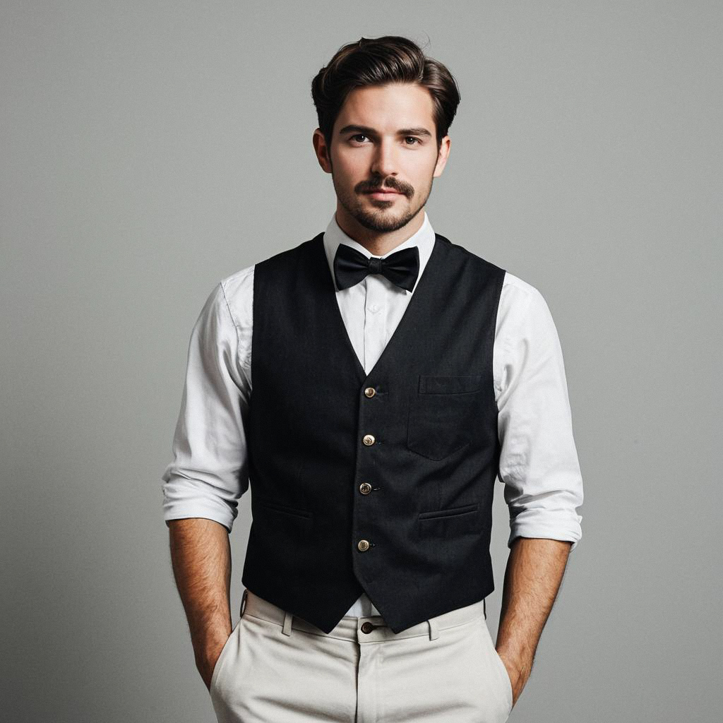Stylish Man in Summer Wedding Attire Stylish Man in Summer Wedding Attire