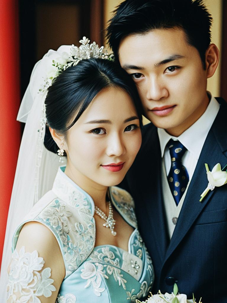 Traditional Luo Wedding Couple in Elegant Attire