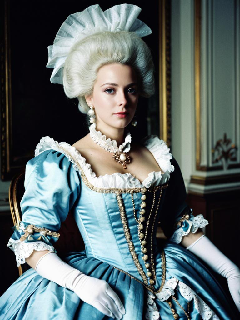 Marie Antoinette Fancy Dress Woman in 18th Century French Costume