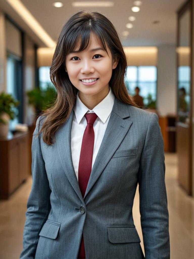 Confident businesswoman in office