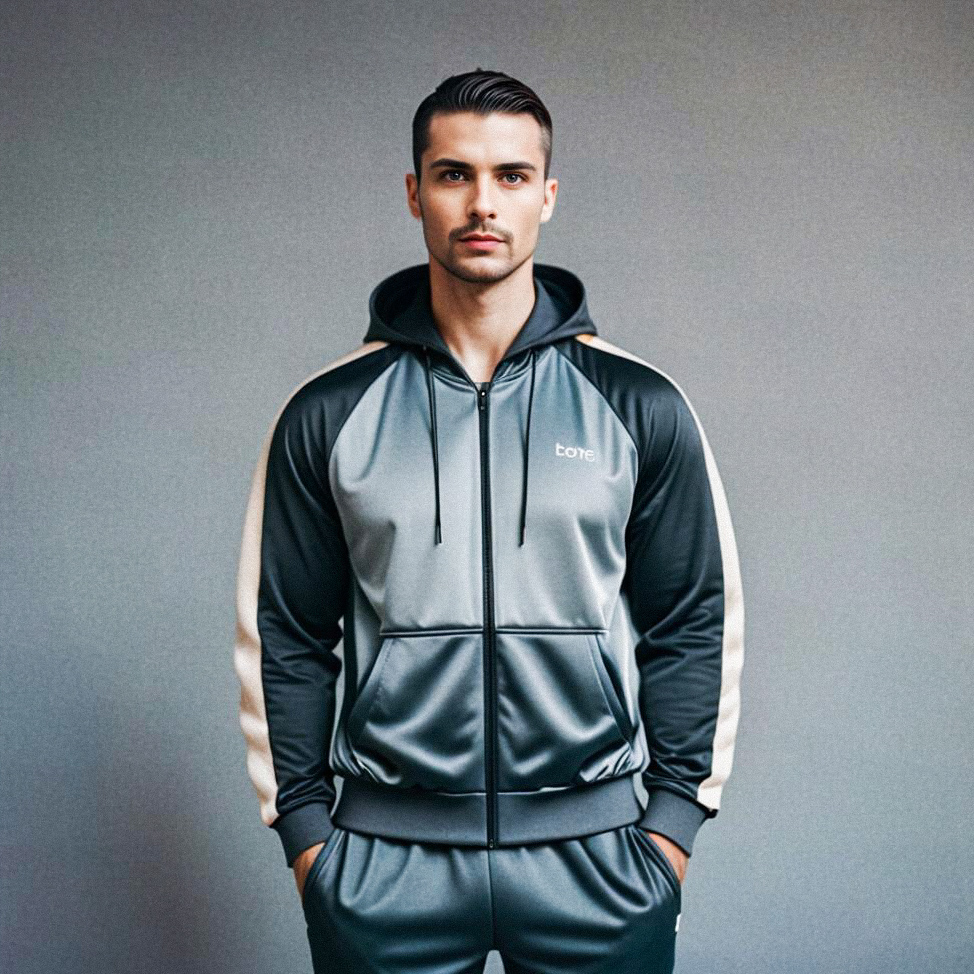 Stylish Man in Modern Tracksuit