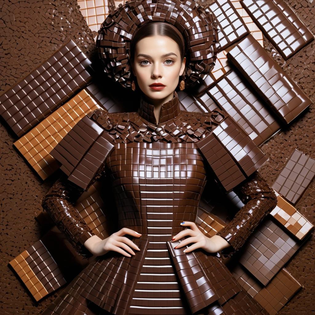 Chocolate-Themed Fashion Design