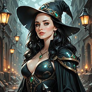 Fantasy Sorceress Portrait
