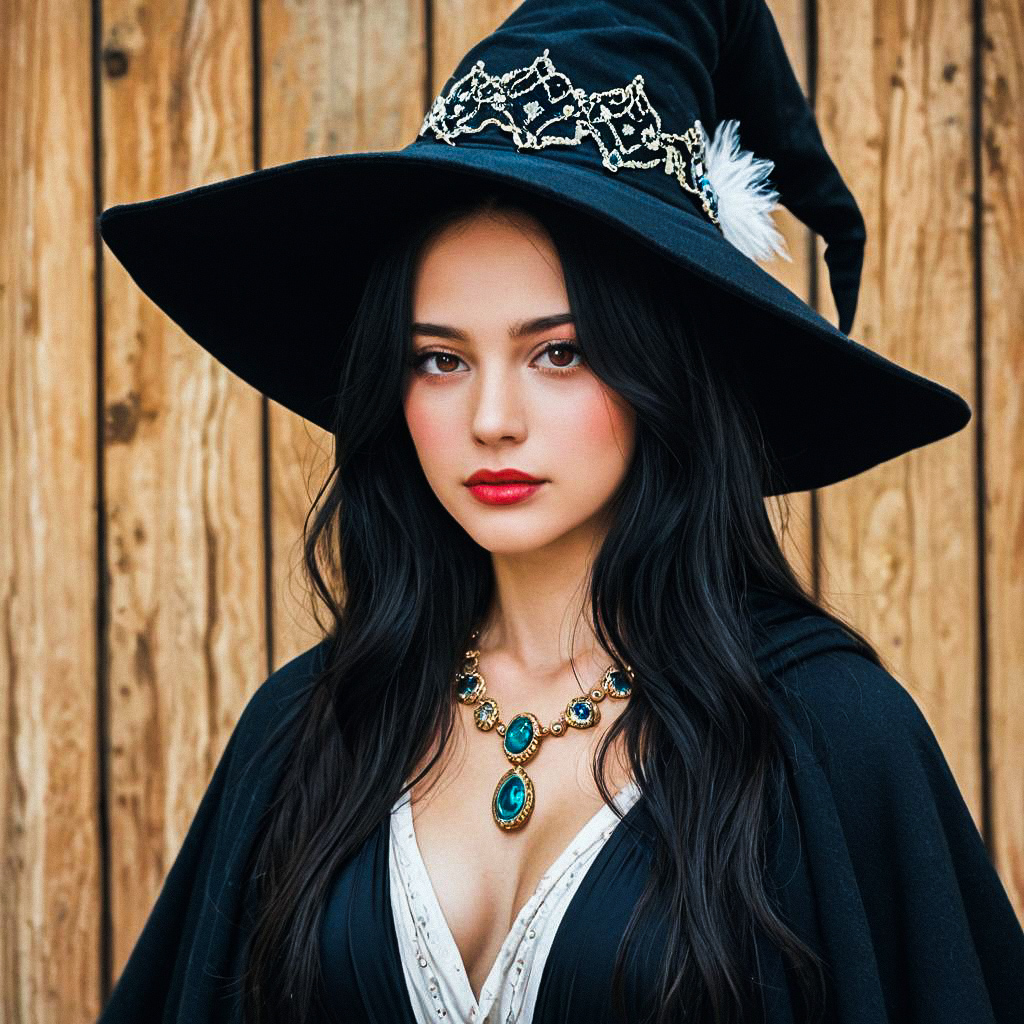 Elegant Witch Portrait