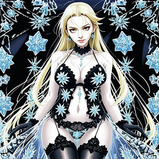 Artoria Pendragon Lancer Alter in Royal Icing Lingerie Anime Artwork