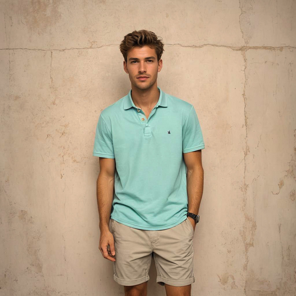 Confident Young Man in Summer Fashion