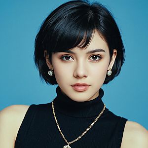 Chic Young Woman with Jewelry