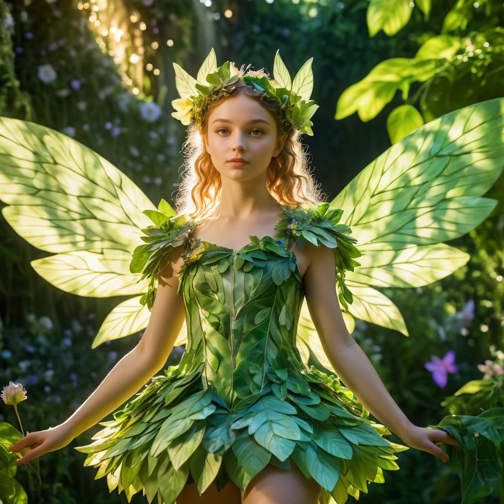 Enchanting Fairy in Lush Forest