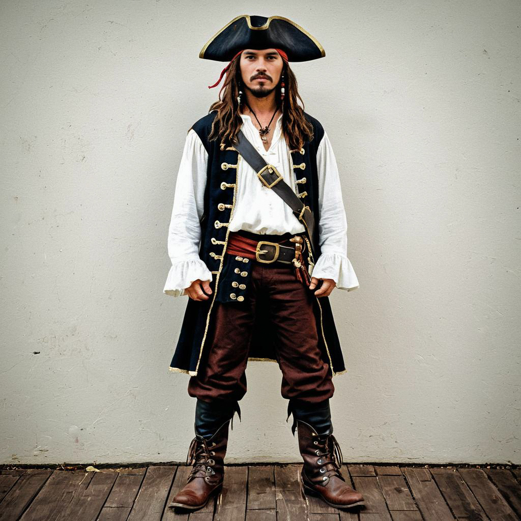 Traditional Pirate Costume Man Traditional Pirate Costume Man