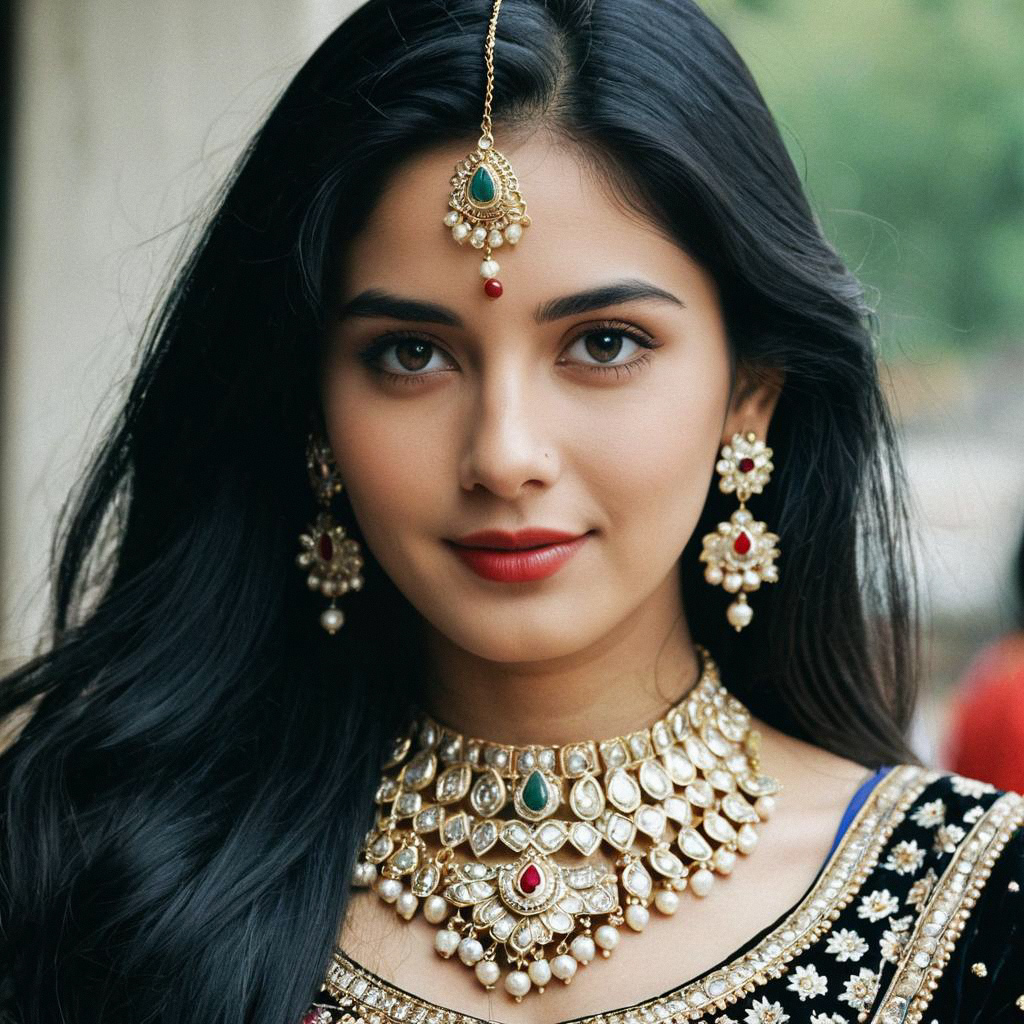 Traditional South Asian Bridal Jewelry and Attire