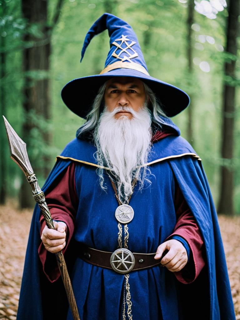 Man in Wizard Costume Professional Cosplay Photography