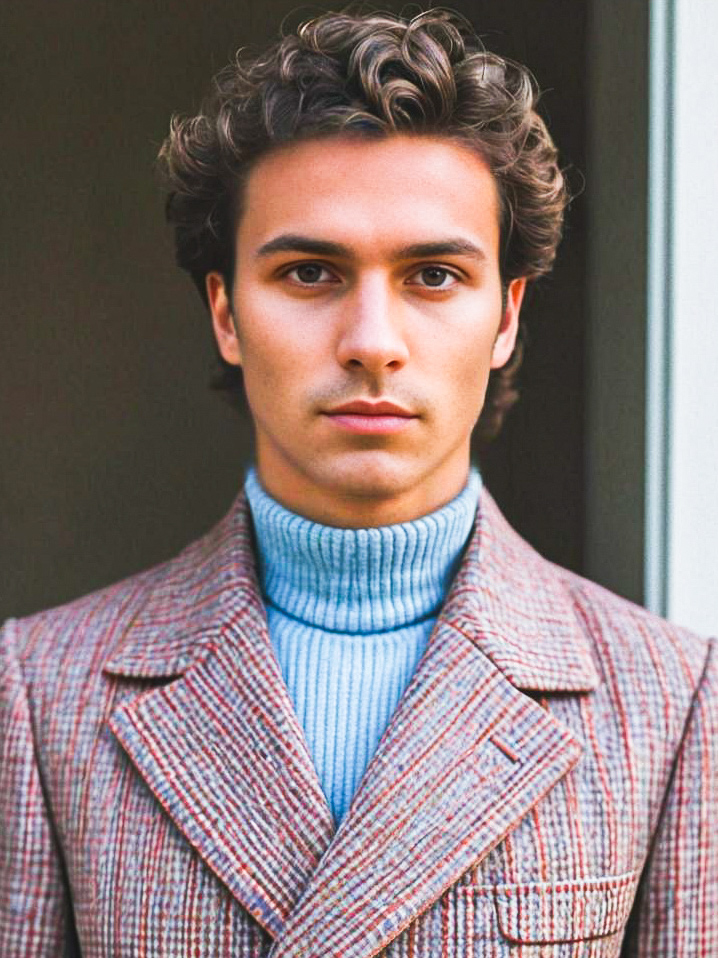 Confident Young Man in Stylish Blazer