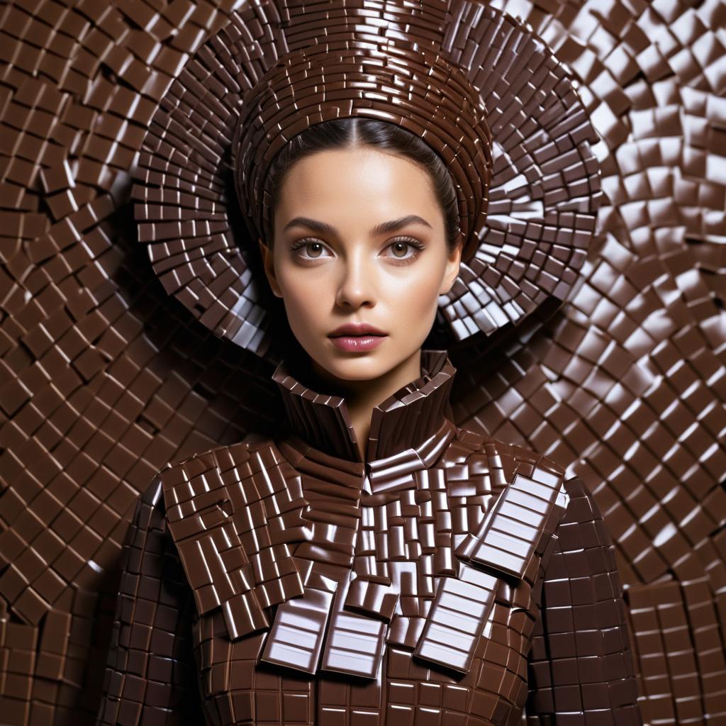 Chocolate-Inspired Avant-Garde Fashion