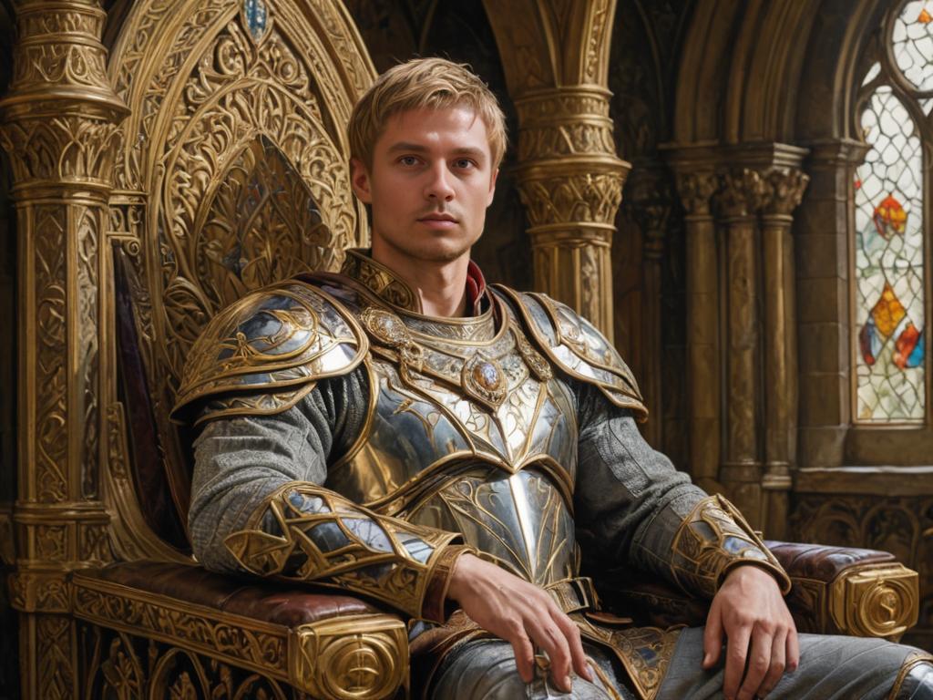 Bradley James as King Arthur Pendragon