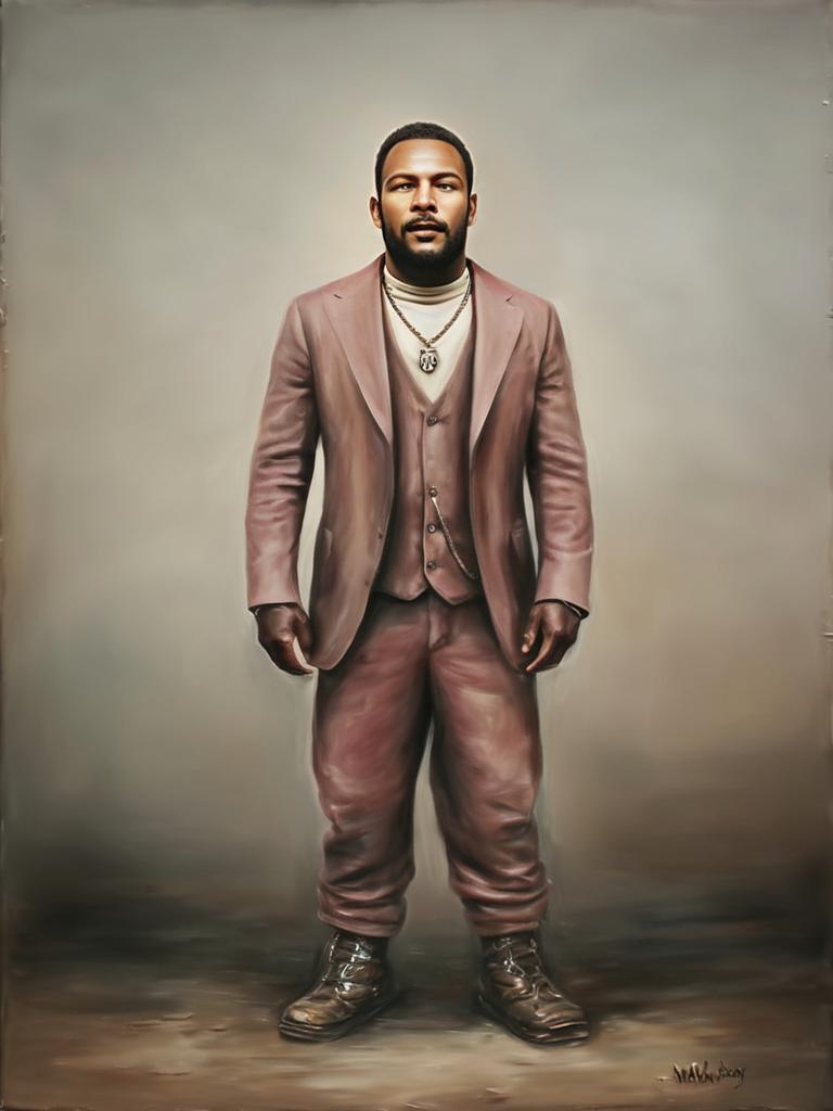 Confident Man in Vintage-Modern Suit Confident Man in Vintage-Modern Suit
