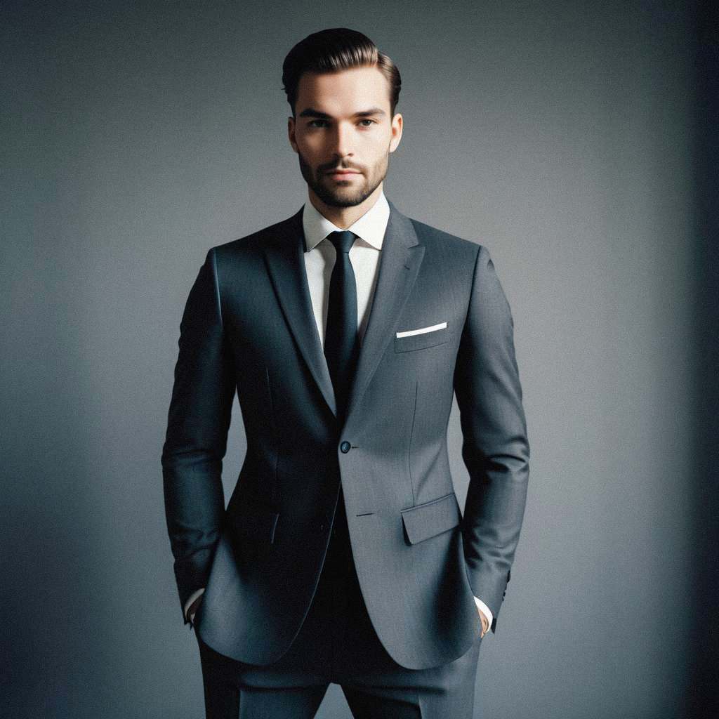 Stylish man in tailored suit