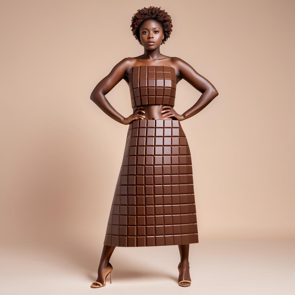 Fashion Design Inspired by Chocolate