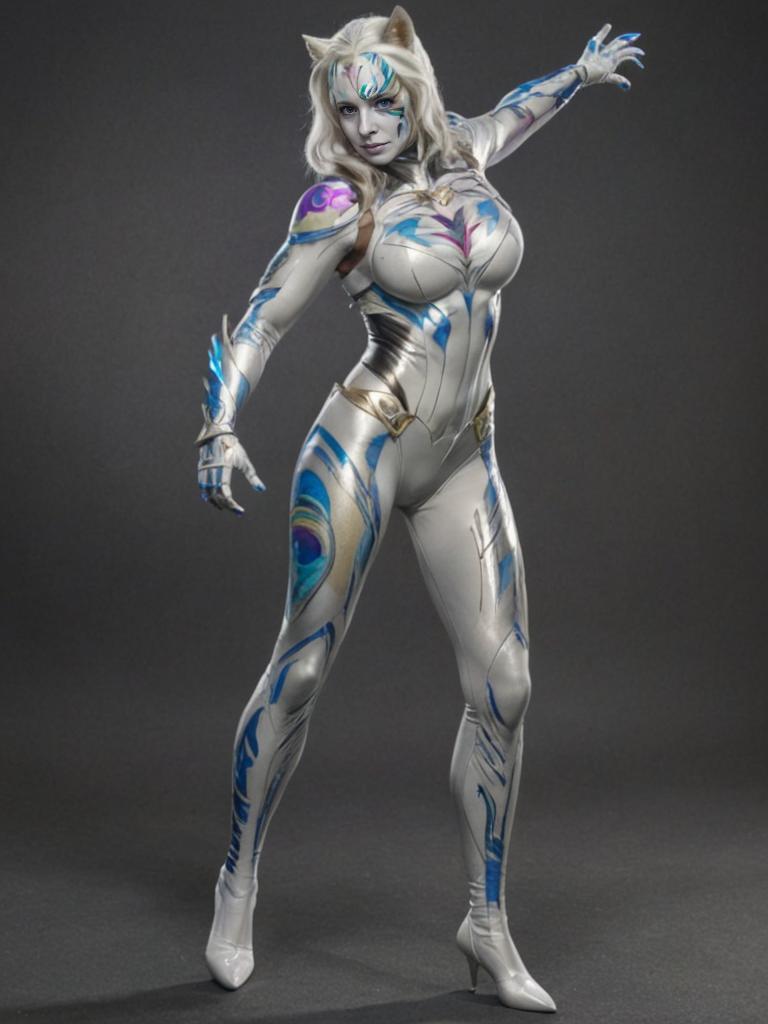 Cosplayer as Ava Ayala, White Tiger from Marvel Comics