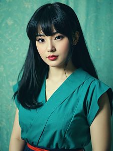 Realistic Kagome Higurashi Cosplay Woman Portrait