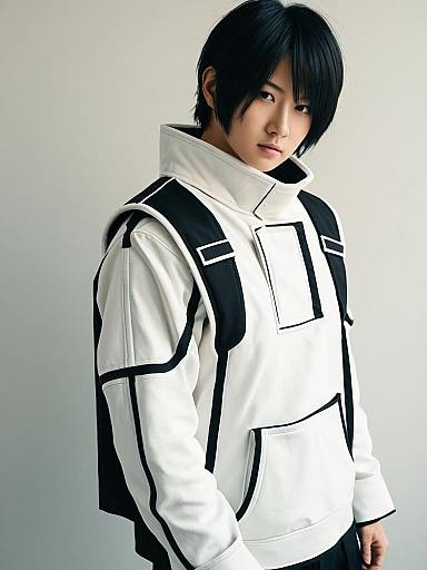 Man Cosplay Wearing Shinya Kamihara Edgeshot Costume Realistic