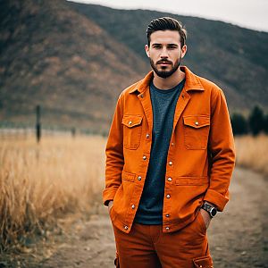Stylish Fall Outfit: Burnt Orange Jacket & Pants