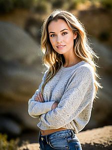 Confident Young Woman Outdoors
