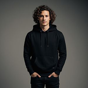 Confident Young Man in Hoodie