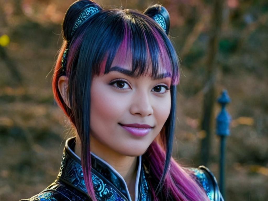 Cosplayer as Yukio from Marvel Cinematic Universe