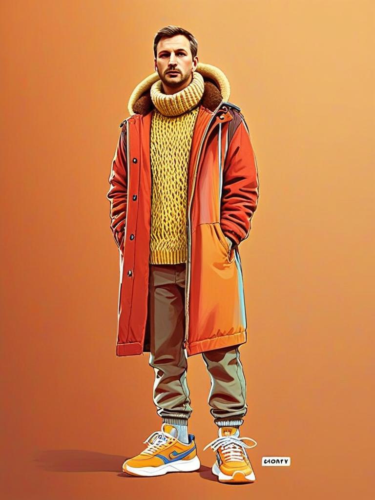 Confident Man in Stylish Urban Outfit Confident Man in Stylish Urban Outfit