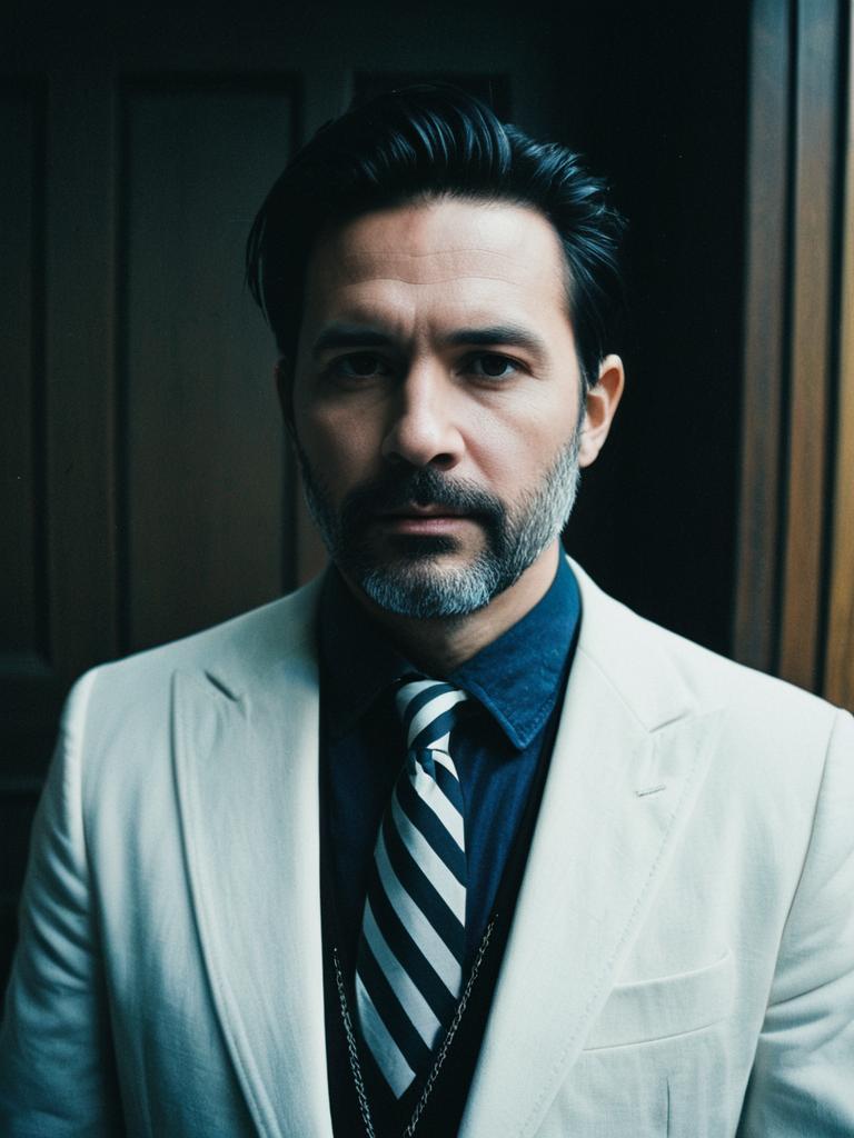 Man in Anya Forger Cosplay Cinematic Realism Editorial Shot