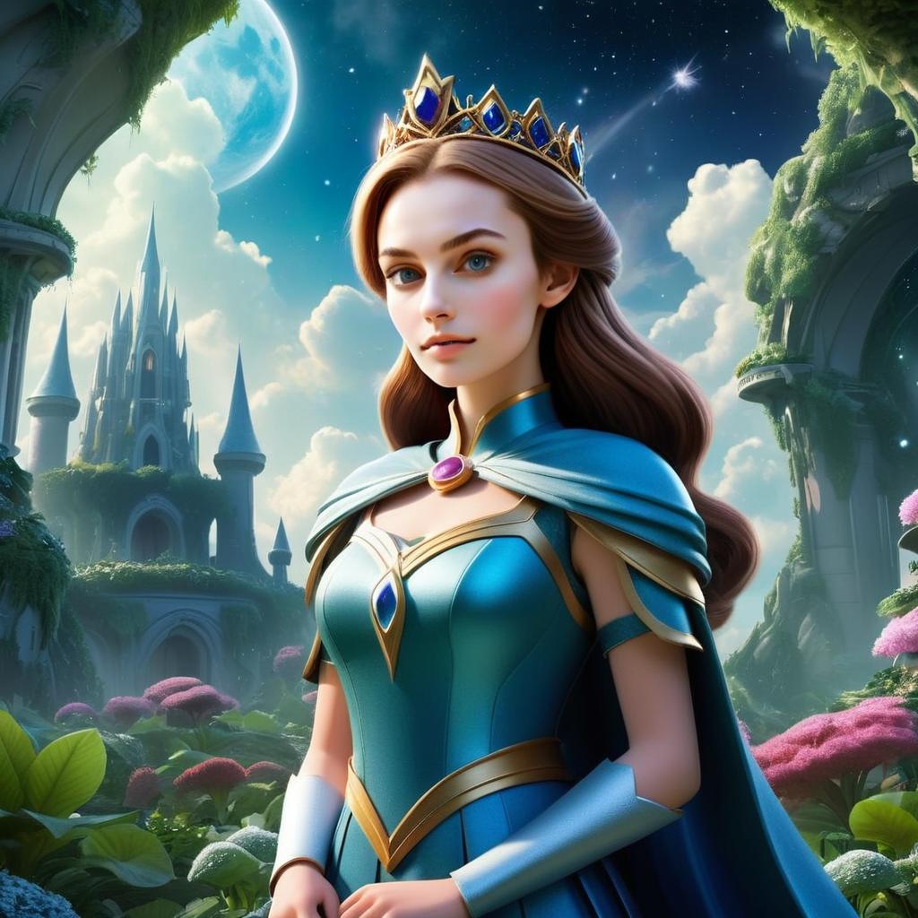 Regal Woman in Magical Landscape Regal Woman in Magical Landscape