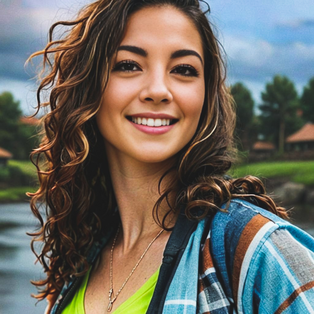 Young woman smiling in nature