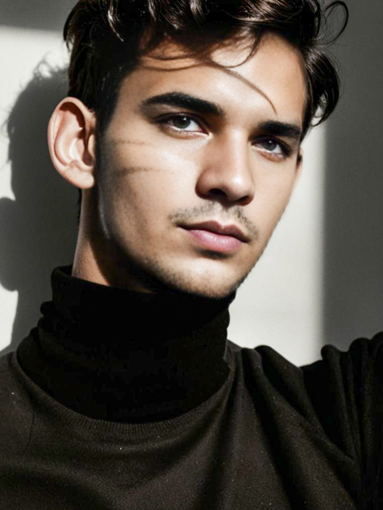 Stylish Young Man in Turtleneck