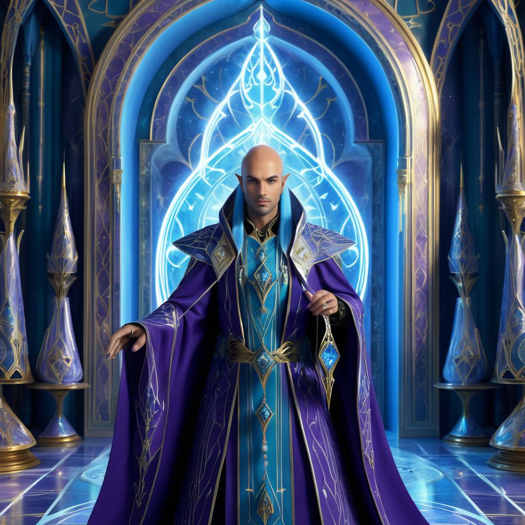 Eldar Farseer in Mystical Blue and Gold