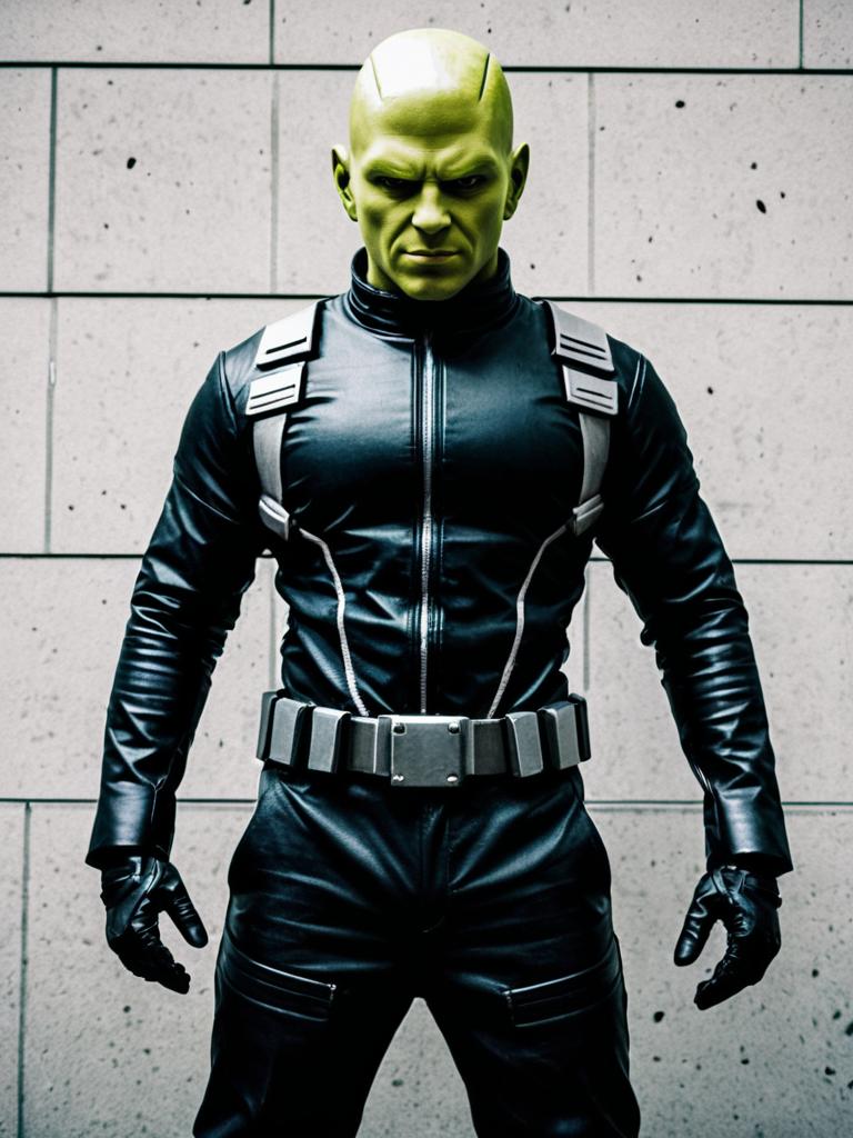 Realistic Android 13 Man Cosplay Costume Photo