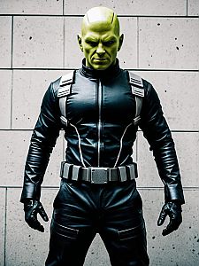 Realistic Android 13 Man Cosplay Costume Photo