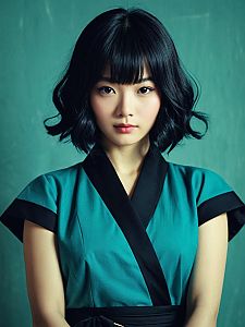 Realistic Photo of Woman Cosplaying Nemuri Kayama Midnight Costume