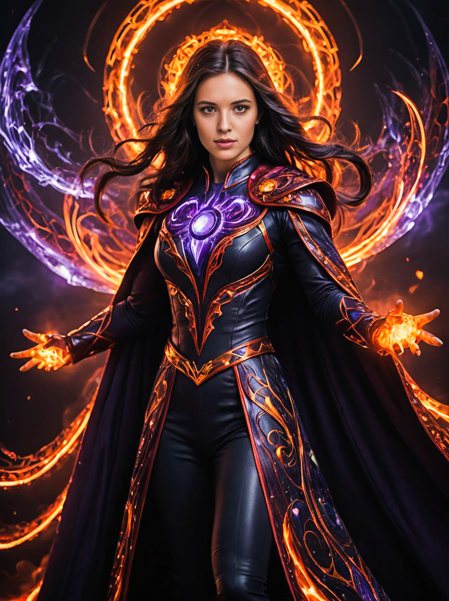 Woman in Stunning Dormammu Costume